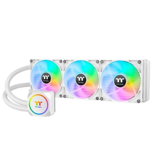 Thermaltake TH420 ARGB Sync - Snow Edition - Sistema di raffreddamento a liquido del processore - (per: LGA1156, AM2, AM2+, AM3, LGA1155, AM3+, LGA2011, FM1, FM2, LGA1150, LGA2011-3, LGA1151, AM4, LGA2066, LGA1200, LGA1700, AM5) - 140 mm - bianco